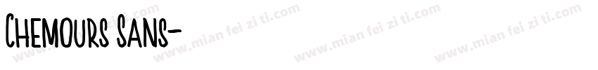Chemours Sans字体转换